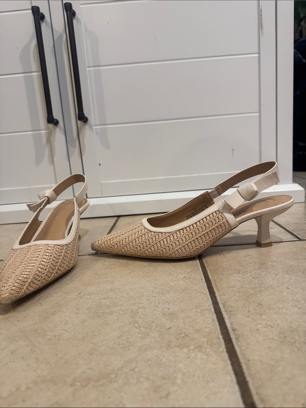 A New Day Woven Kitten Heels